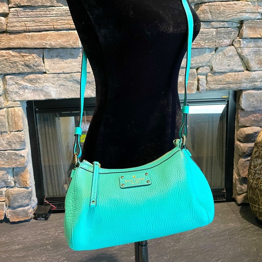 Kate Spade Pebbled Leather Crossbody Handbag with Adjustable Straps